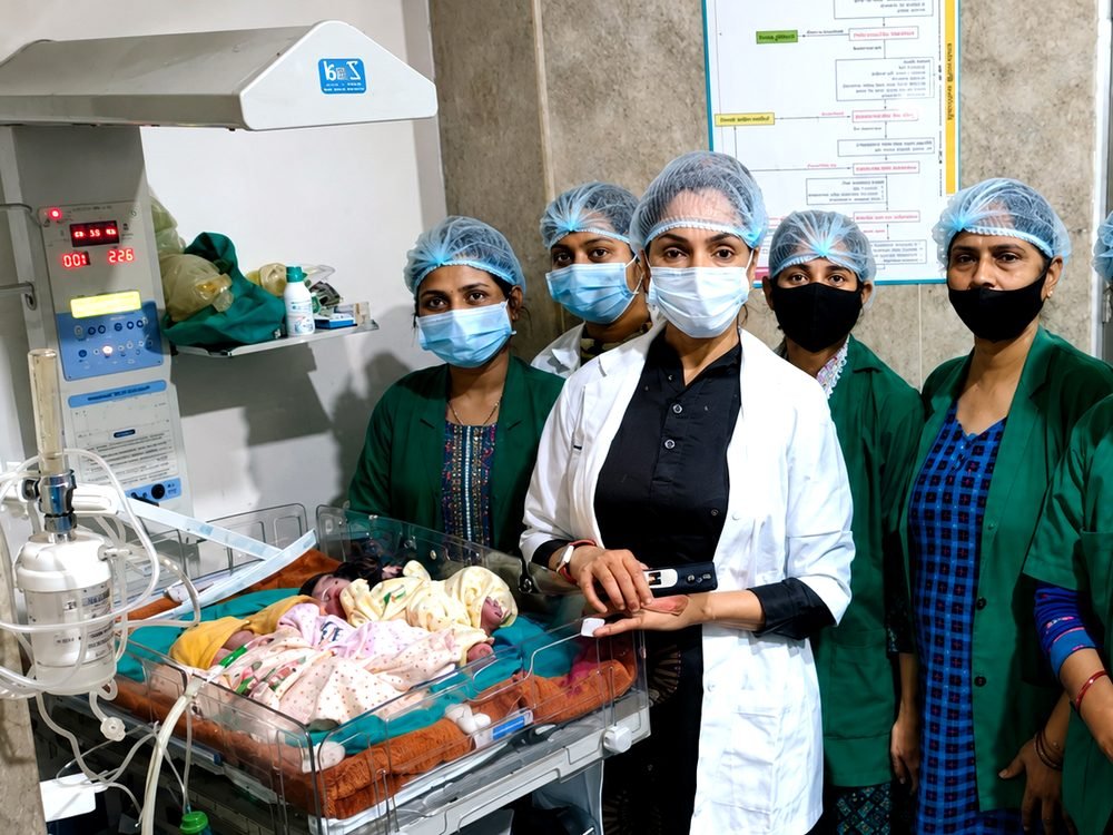 Newborn care at Beena Prakash Hospital IVF Center